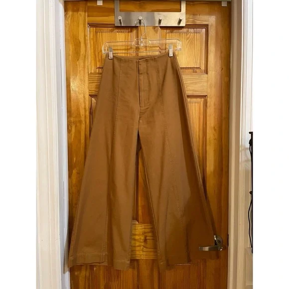 esby | Lucia wide leg canvas pant - Picture 3 of 11